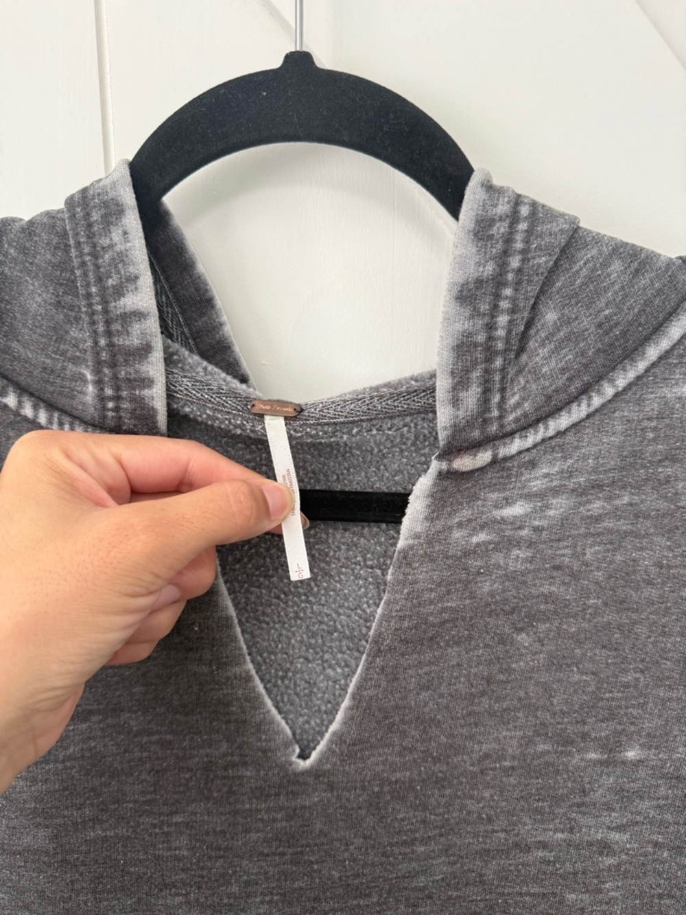 Free People Get It Hoodie In Grey Size large - Picture 3 of 16